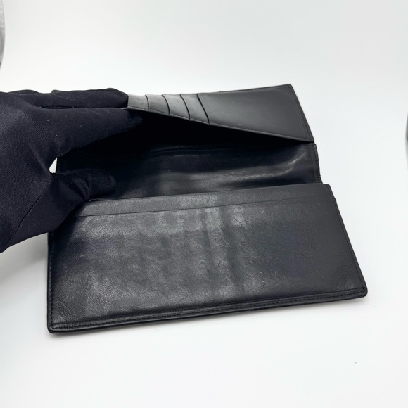 Burberry Black Label Long Wallet with Silver Hardware - Picture 9 of 14